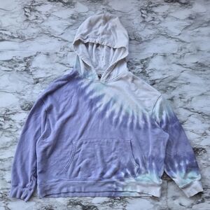 Tie-Dye Hoodie with Front Pocket